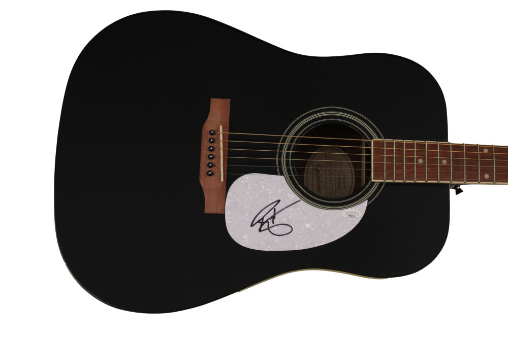 RILEY GREEN SIGNED AUTOGRAPH GIBSON EPIPHONE ACOUSTIC GUITAR - COUNTRY STAR JSA