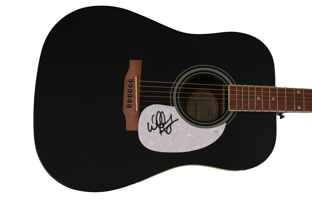 WALKER HAYES SIGNED AUTOGRAPH GIBSON EPIPHONE ACOUSTIC GUITAR FANCY LIKE JSA COA