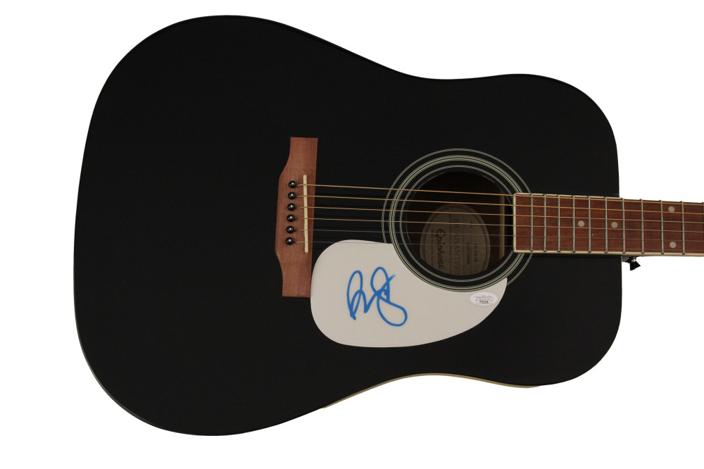 BRAD PAISLEY SIGNED AUTOGRAPH GIBSON EPIPHONE ACOUSTIC GUITAR - RARE W/ JSA COA