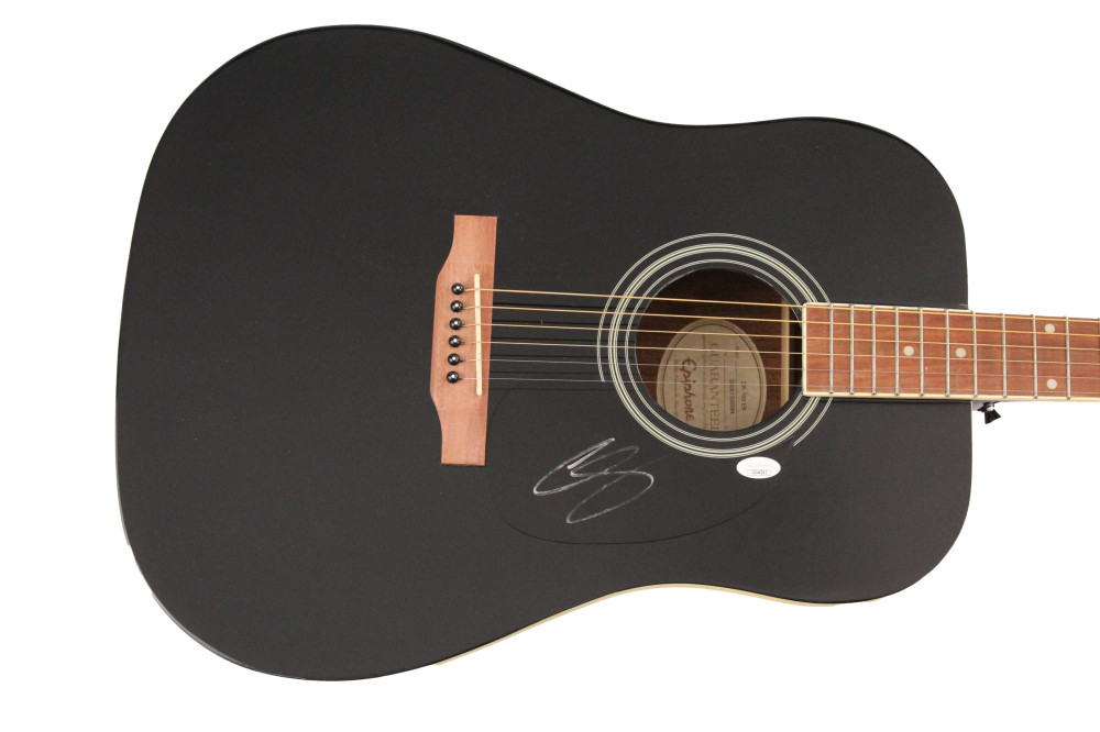 CHRIS STAPLETON SIGNED AUTOGRAPH GIBSON ACOUSTIC GUITAR - COUNTRY STAR JSA COA