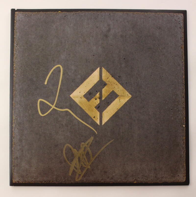 TAYLOR HAWKINS & PAT SMEAR SIGNED AUTOGRAPH FOO FIGHTERS ALBUM VINYL RECORD JSA