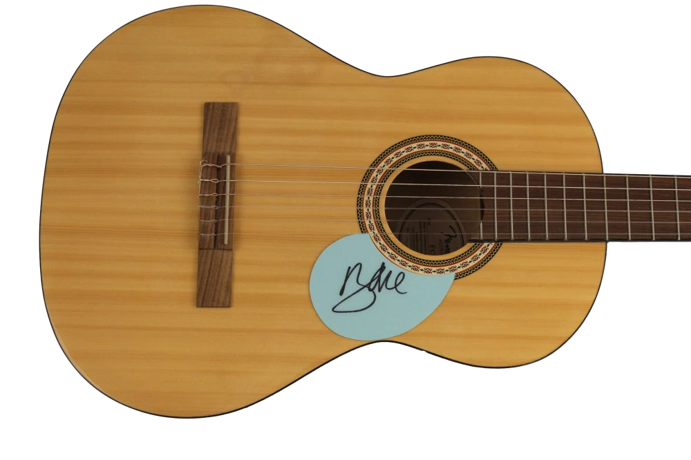 BONO U2 SIGNED AUTOGRAPH FULL SIZE FENDER ACOUSTIC GUITAR VERY RARE! W/ JSA COA
