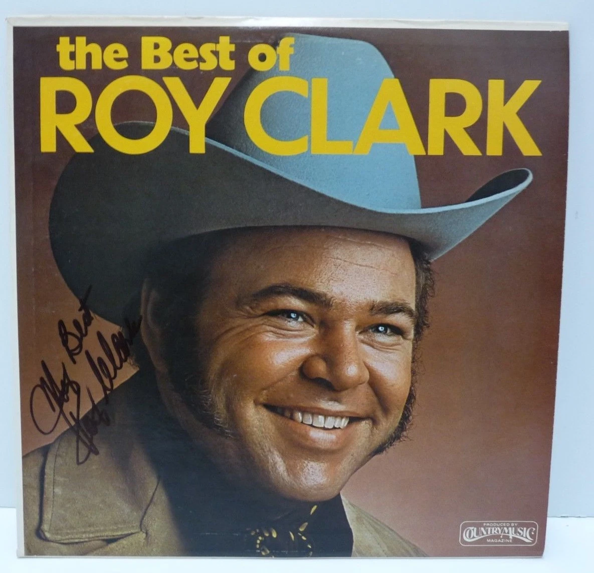 Roy Clark The Best Of Signed Autographed LP Album Guaranteed
