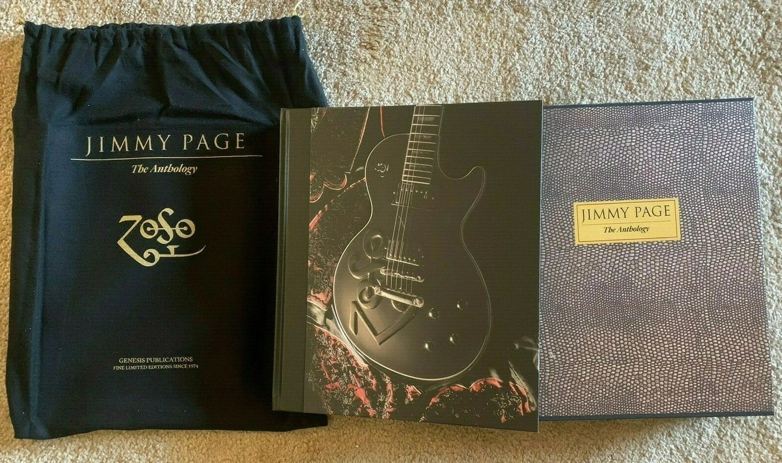 JIMMY PAGE THE ANTHOLOGY GENESIS PUBLICATIONS SIGNED LIMITED EDITION #979 NEW