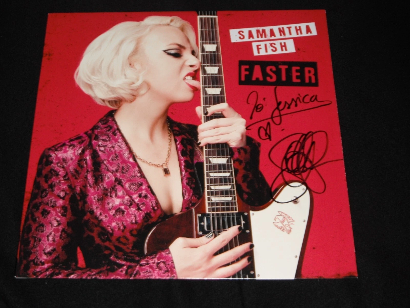 SAMANTHA FISH SIGNED FASTER VINYL ALBUM