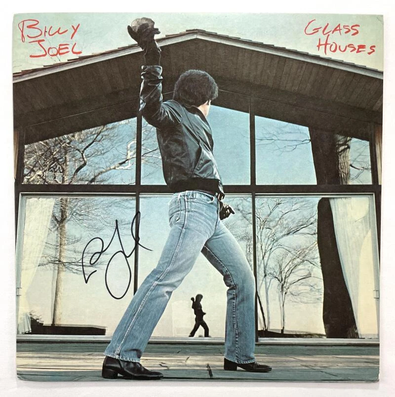 Billy Joel Signed Autograph Album Vinyl Record LP - Glass Houses w/ JSA COA