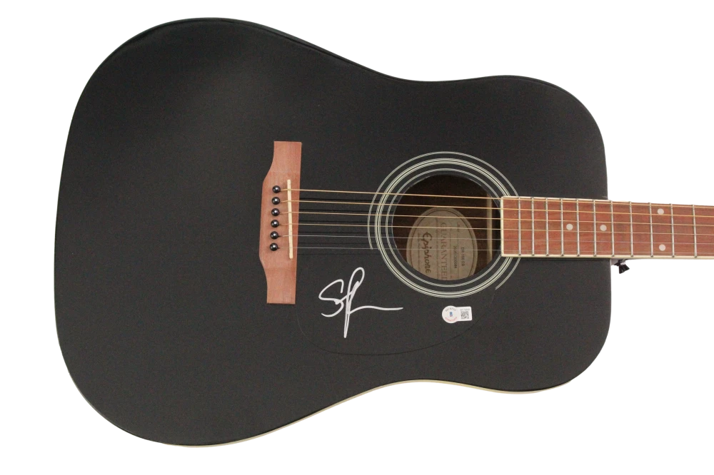 Stefan Lessard Signed Autograph Gibson Epiphone Guitar - Dave Matthews Band BAS