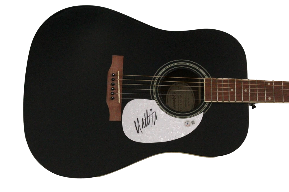 Matt Healy the 1975 Signed Autograph Gibson Epiphone Guitar - Beckett COA