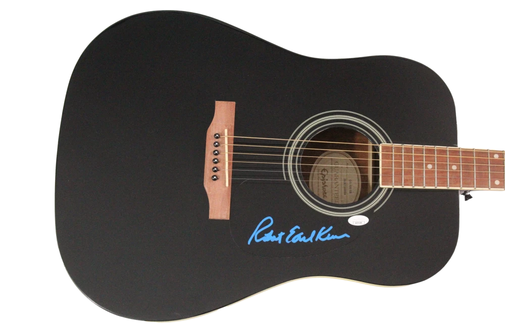 Robert Earl Keen Signed Autograph Full Size Gibson Epiphone Guitar - JSA COA