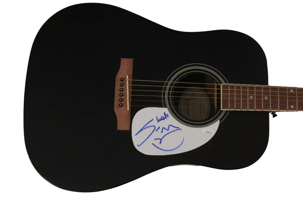 Shakira Signed Autograph Full Size Gibson Epiphone Guitar Hips Don't Lie JSA COA
