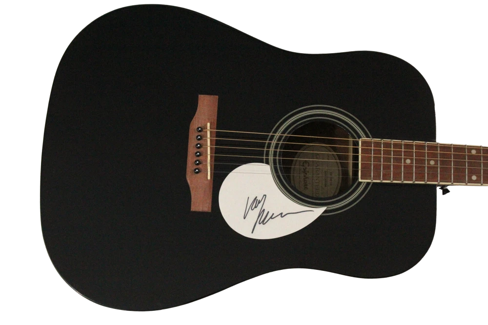 Van Morrison Signed Autograph Gibson Epiphone Guitar - Wavelength w/ JSA COA