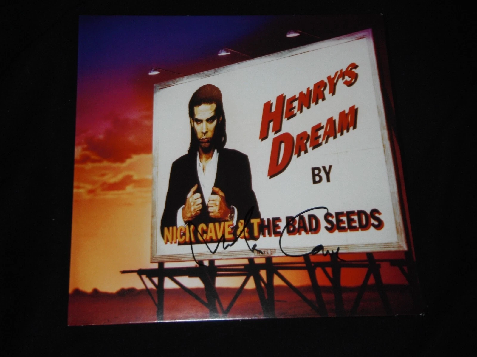 NICK CAVE SIGNED HENRYS DREAM VINYL ALBUM