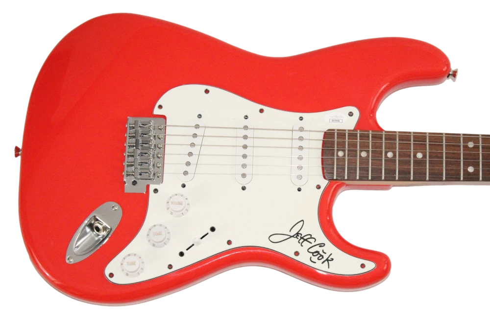 Jeff Cook of Alabama Signed Autograph Fender Guitar - Wildcountry w/ JSA COA