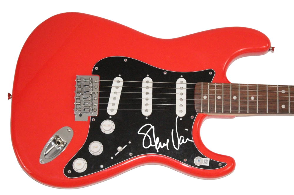 Steve Vai Signed Autograph Fender Stratocaster Guitar - Beckett COA