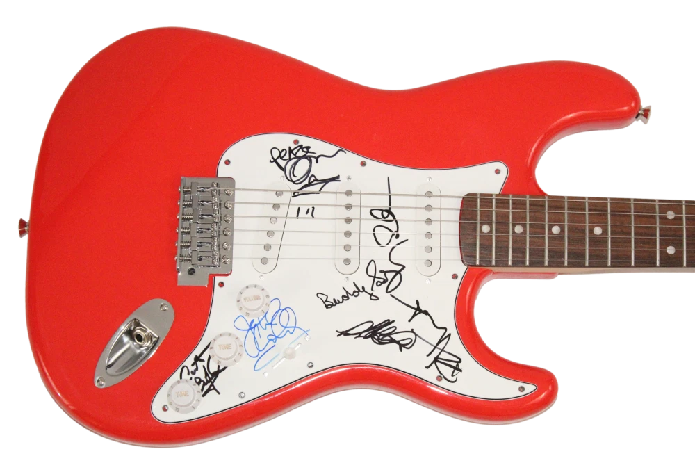 Dave Matthews Band x7 Signed Autograph Fender Guitar - Carter Boyd + Beckett COA