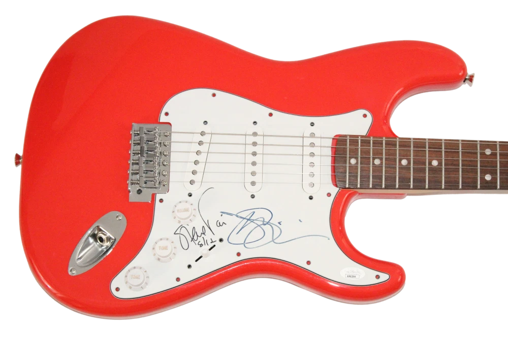 Joe Satriani & Steve Vai Signed Autograph Fender Stratocaster Guitar - JSA COA