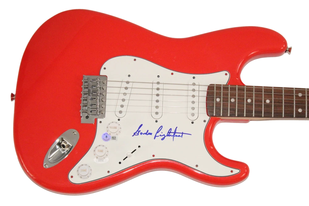 Gordon Lightfoot Signed Autograph Fender Guitar - Summertime Dream JSA BAS COA