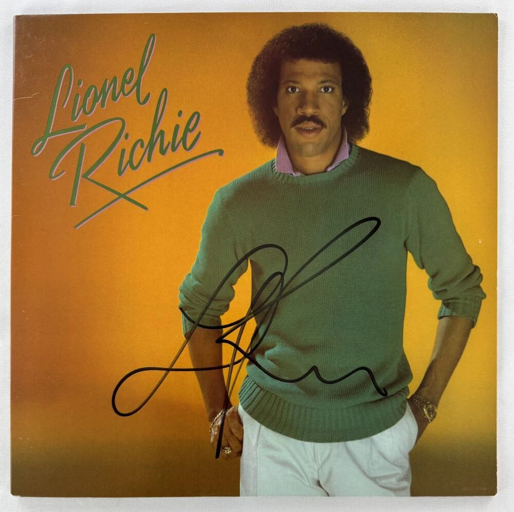 Lionel Richie Signed Autograph Album Vinyl Record LP - American Idol w/ JSA COA