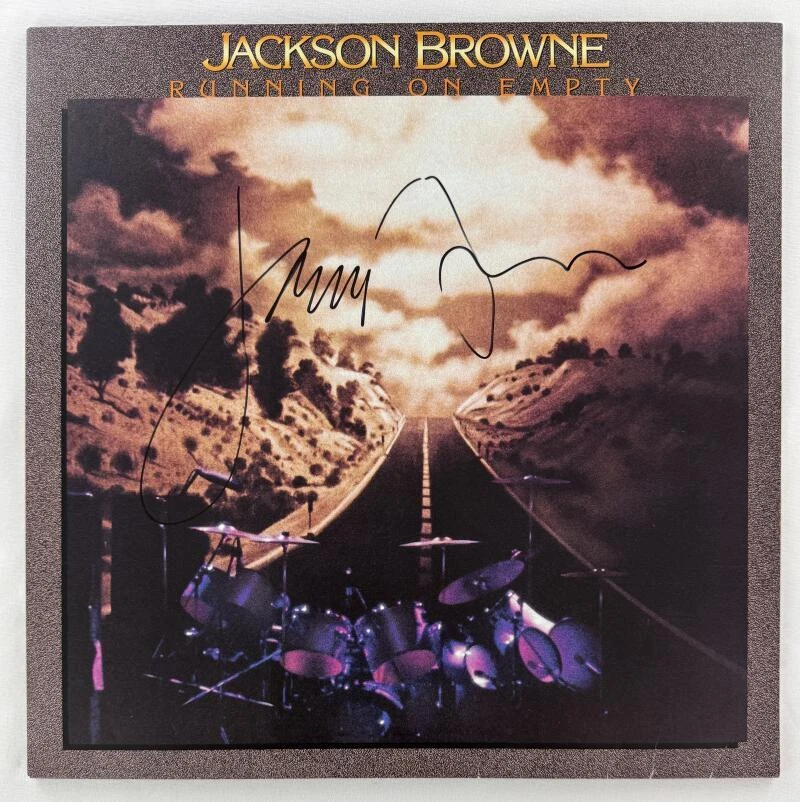 Jackson Browne Signed Autograph Album Vinyl Record - Running on Empty w/ JSA COA