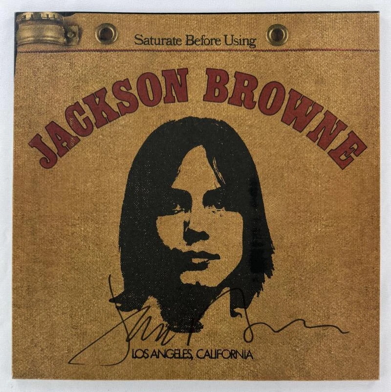 Jackson Browne Signed Autograph self-titled Album Vinyl Record LP w/ JSA COA