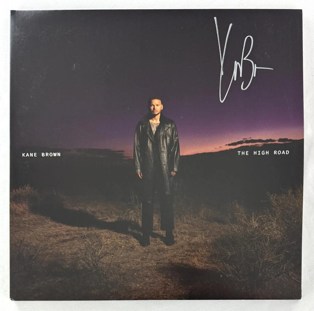 Kane Brown Signed Autograph Album Vinyl Record LP The High Road Night w/ JSA COA