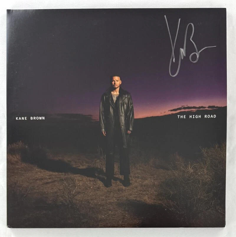 Kane Brown Signed Autograph Album Vinyl Record - The High Road Night Version JSA