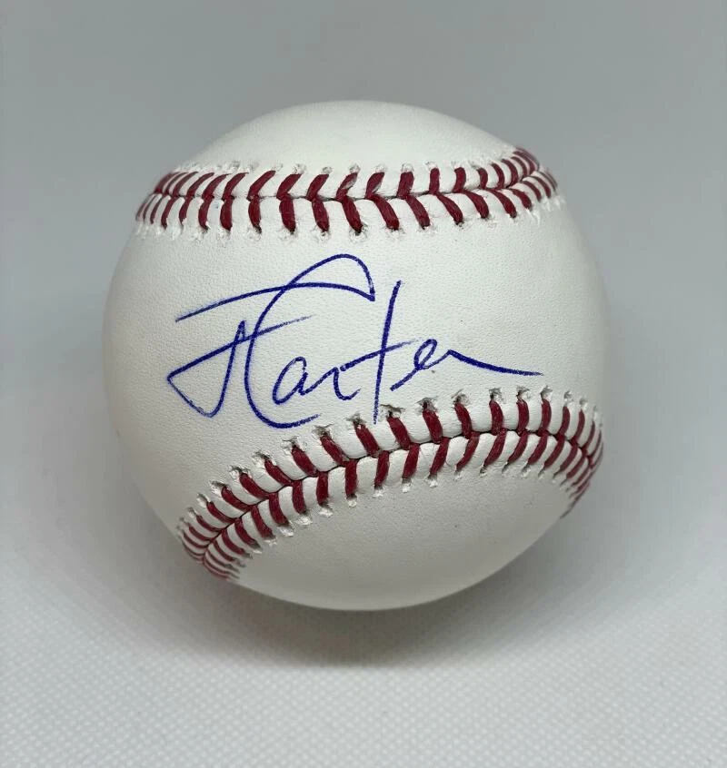 PRESIDENT JIMMY CARTER SIGNED AUTOGRAPH OFFICIAL MAJOR LEAGUE BASEBALL OMLB BALL