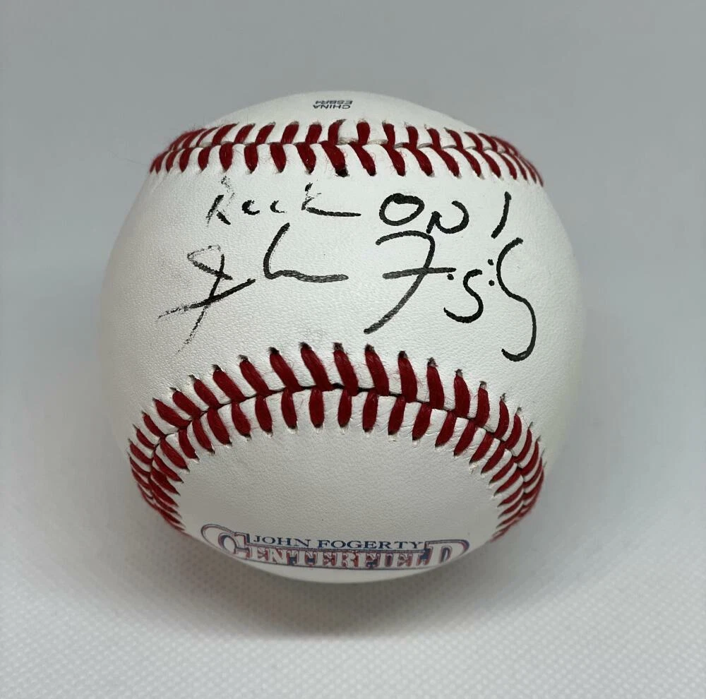 JOHN FOGERTY SIGNED AUTOGRAPH CENTERFIELD BASEBALL CREEDENCE CLEARWATER REVIVAL