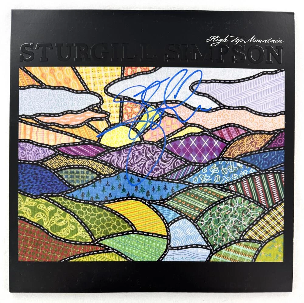 Sturgill Simpson Signed Autograph Album Vinyl Record LP - High Top Mountain JSA