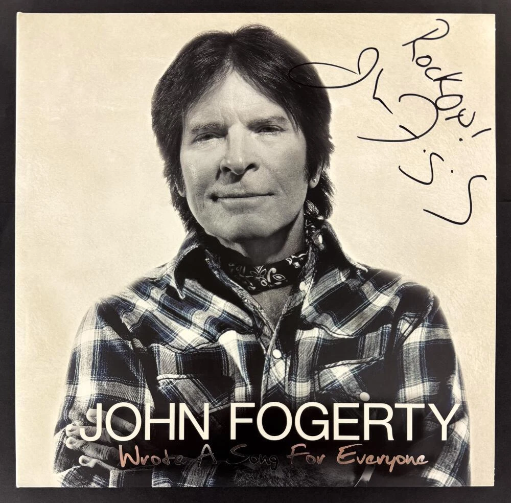 John Fogerty Creedence Clearwater Revival Signed Autograph Album Record JSA COA
