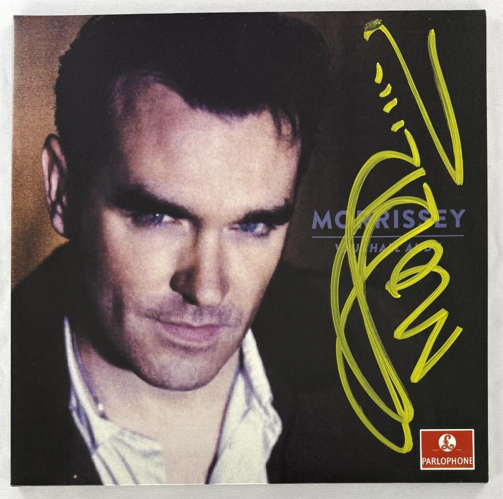Morrissey The Smiths Signed Autograph Album Vinyl Record Vauxhall and I JSA COA