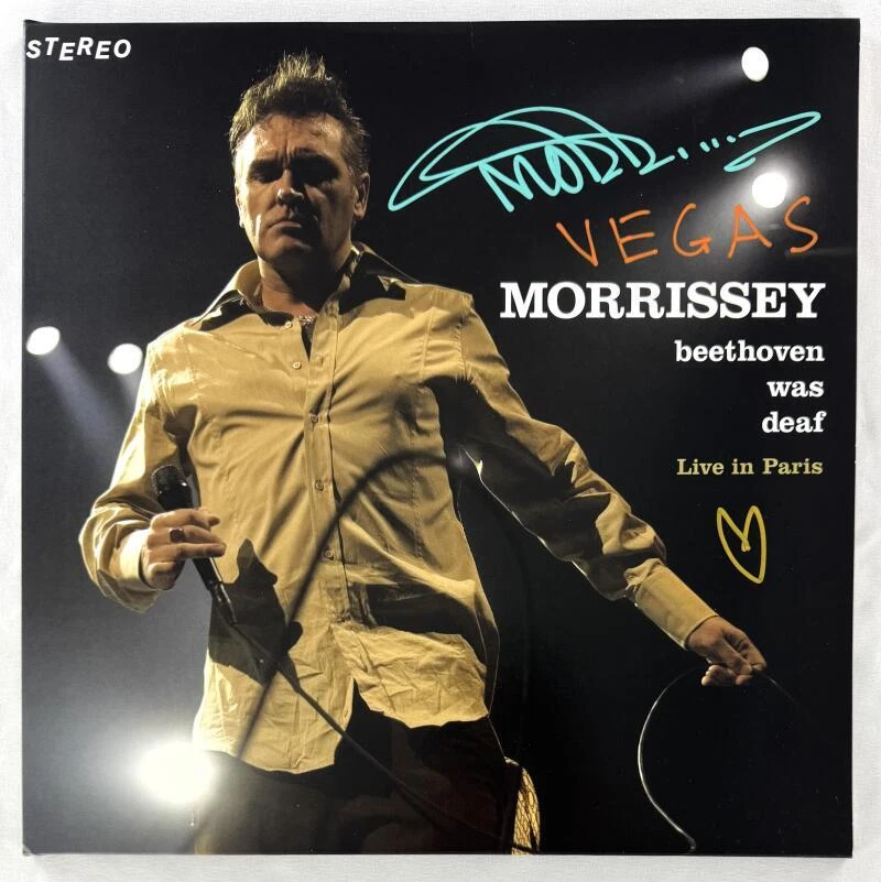 Morrissey Signed Autograph Album Vinyl Record LP Beethoven Was Deaf w/ JSA COA