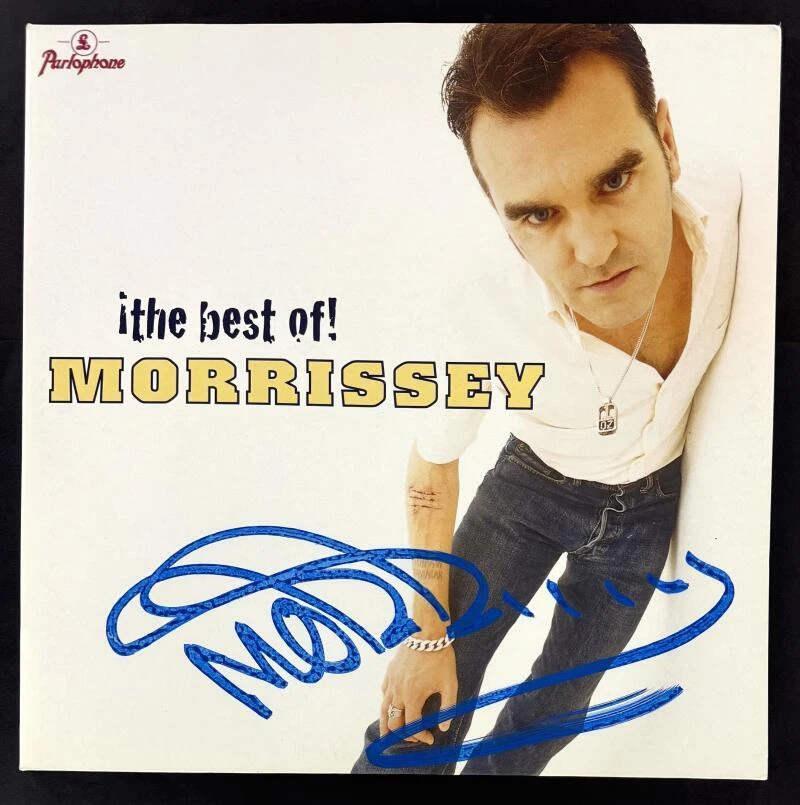 Morrissey The Smiths Signed Autograph Album Vinyl Record LP The Best Of JSA COA