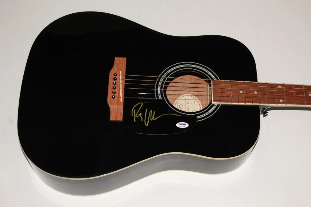 RAY LAMONTAGNE SIGNED AUTOGRAPH GIBSON EPIPHONE ACOUSTIC GUITAR - MONOVISION PSA