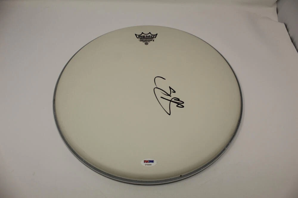 TREY ANASTASIO SIGNED AUTOGRAPH 14″ DRUMHEAD – PHISH, FARMHOUSE, JUNTA RARE! PSA COLLECTIBLE MEMORABILIA