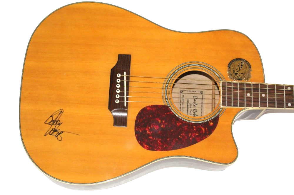 Bob Weir Grateful Dead Signed Autograph Acoustic Guitar - Aoxomoxoa w/ JSA COA