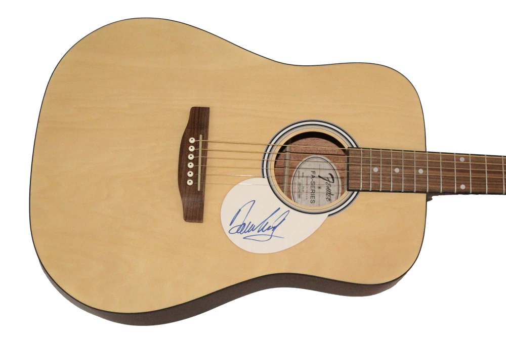 David Crosby Signed Autograph Fender Acoustic Guitar Crosby Stills Nash JSA COA