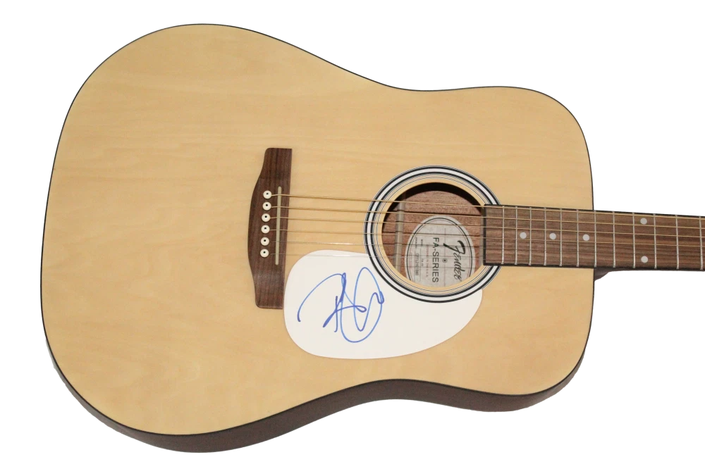 Robert Plant Led Zeppelin Signed Autograph Full Size Acoustic Guitar w/ JSA COA