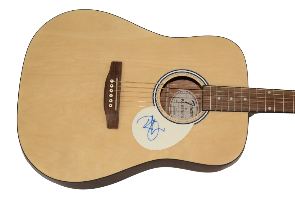 Robert Plant Signed Autograph Fender Acoustic Guitar - Led Zeppelin w/ JSA COA