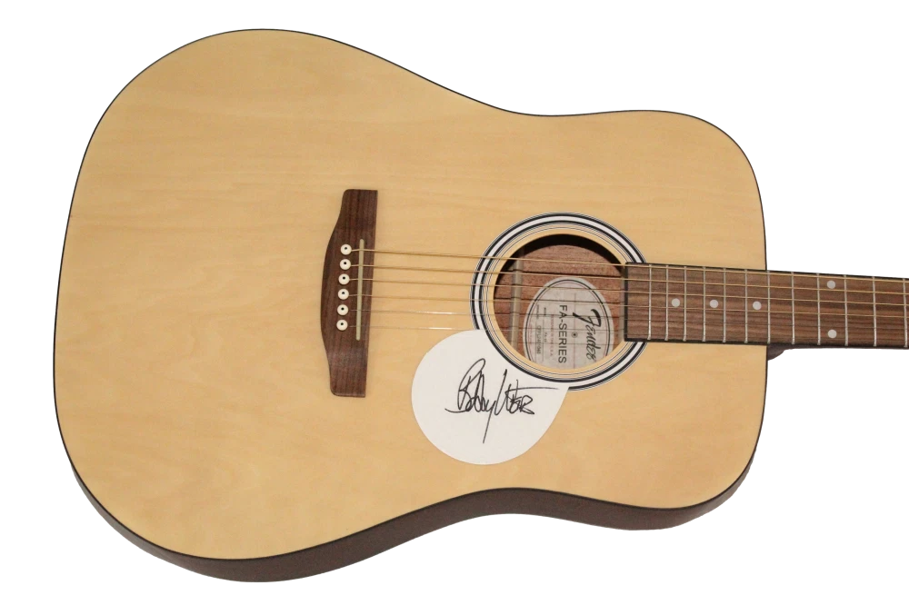Bobby Weir Grateful Dead Signed Autograph Fender Acoustic Guitar w/ JSA COA