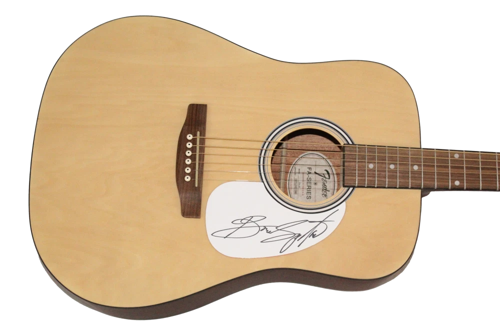 Bruce Springsteen Signed Autograph Full Size Fender Guitar E Street Band JSA COA