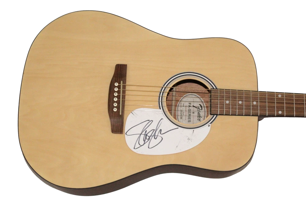 Slash Guns N Roses Signed Autograph Fender Acoustic Guitar - GNR w/ JSA COA