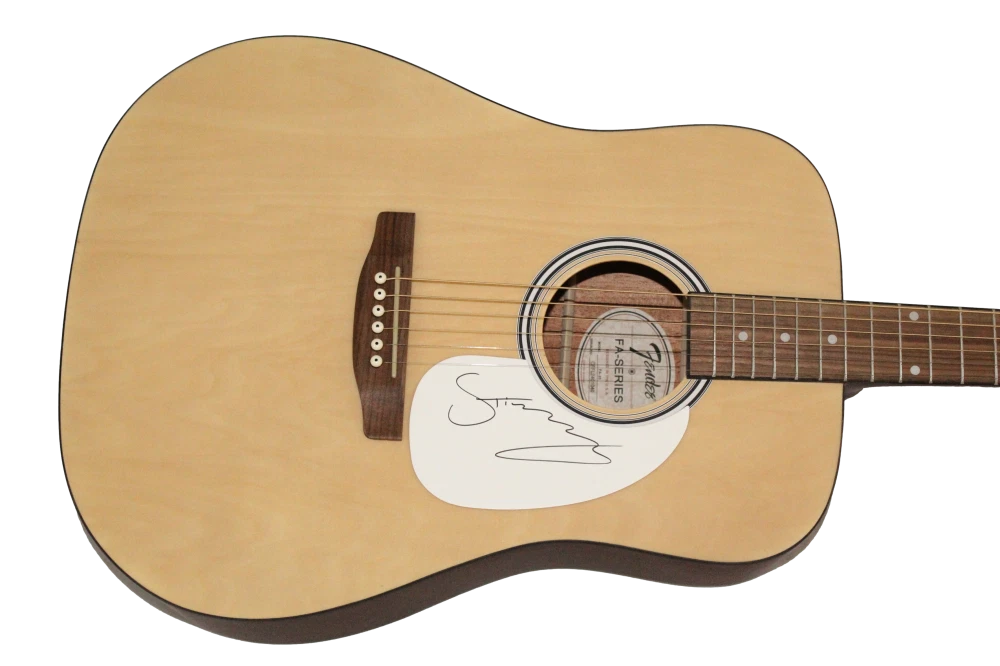 Sting The Police Signed Autograph Fender Acoustic Guitar Outlandos d'Amour JSA