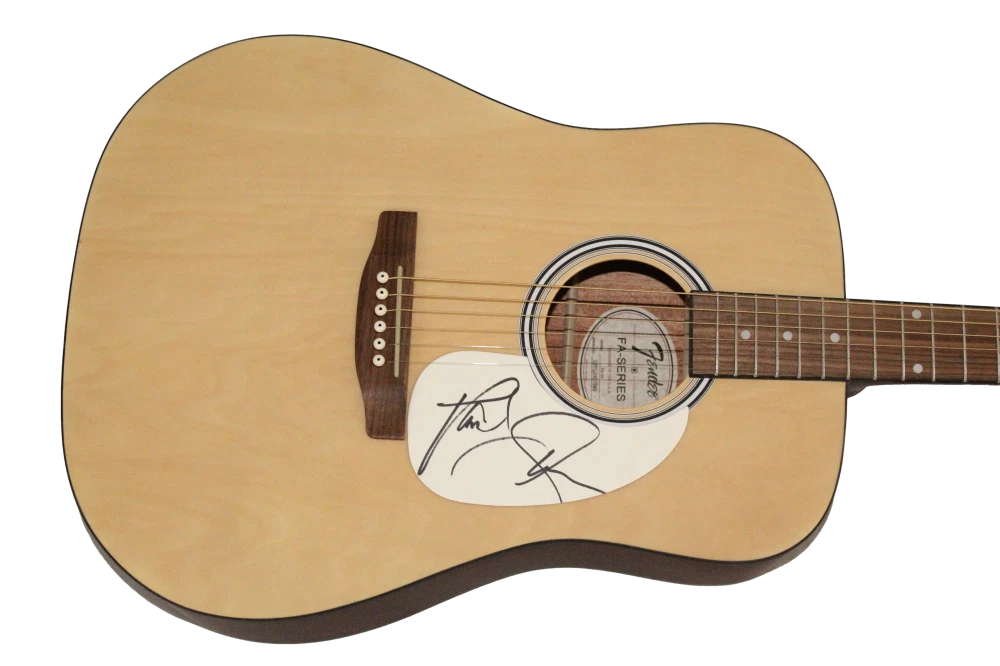 Paul Simon Signed Autograph Fender Acoustic Guitar Simon & Garfunkel JSA COA