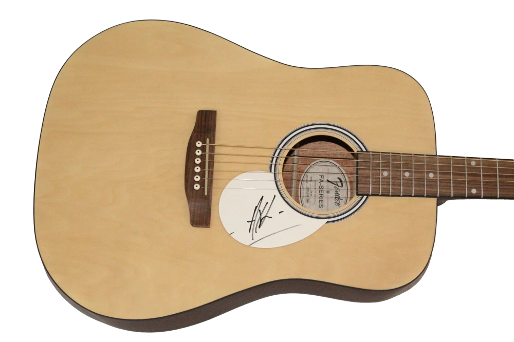 Axl Rose Gun N Roses GNR Signed Autograph Fender Acoustic Guitar w/ JSA COA