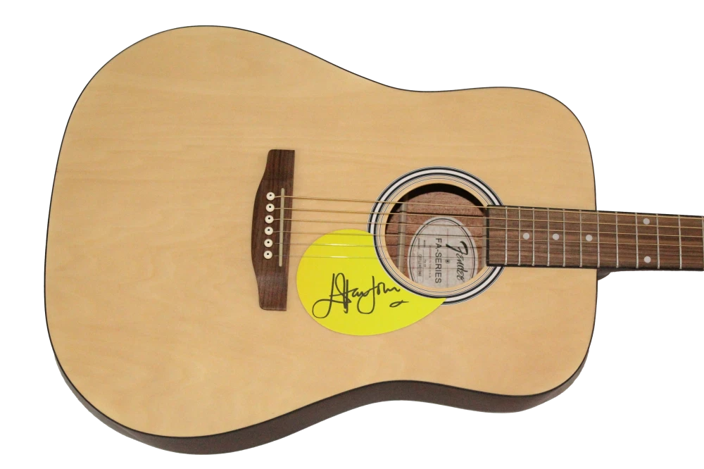 Elton John Signed Autograph Full Size Fender Acoustic Guitar w/ Beckett COA