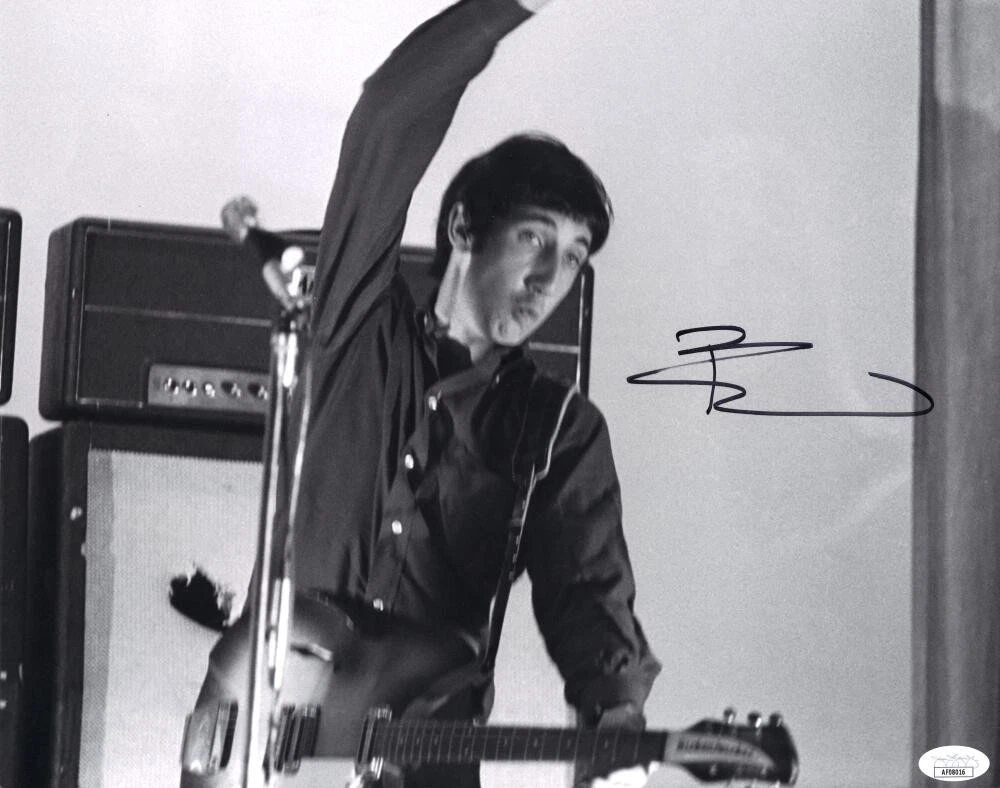Pete Townshend The Who Signed Autograph 11x14 Photo - Quadrophenia w/ JSA COA