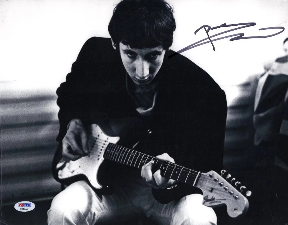 Pete Townshend The Who Signed Autograph 11x14 Photo Photograph w/ PSA COA