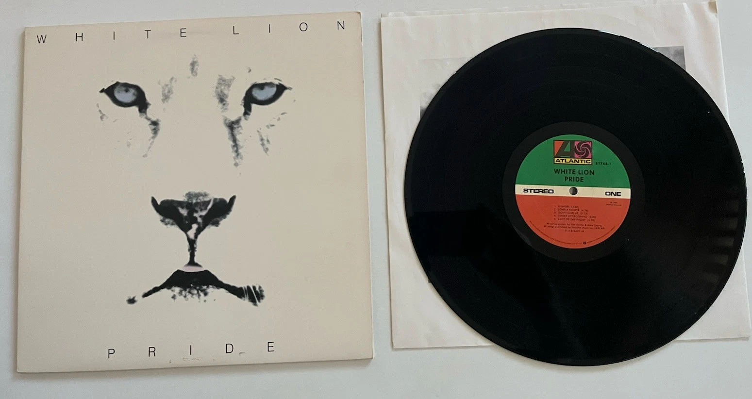 White Lion Pride Vinyl LP 1987 Atlantic  81768-1 Hair Band Metal 1980s