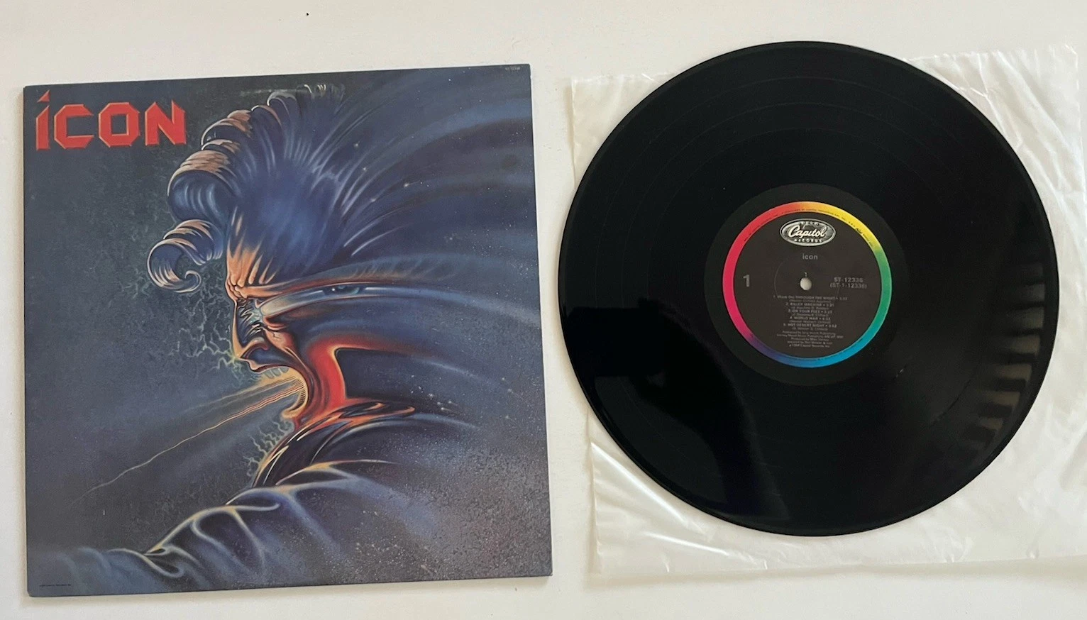 Icon - Icon (1984) Capitol Records ST-12336 LP RECORD VINYL